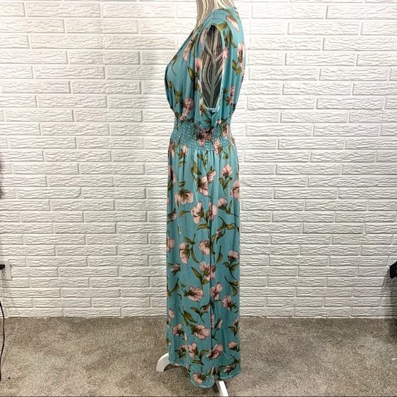 Jon & Anna Floral Empire Waist Maxi Dress - Picture 5 of 6
